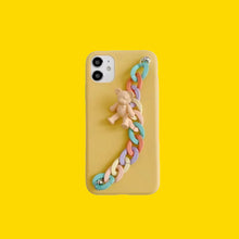 Load image into Gallery viewer, iPhone bear keychain silicone case
